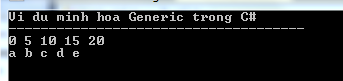 Generic trong C#
