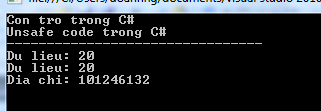 Unsafe code trong C#