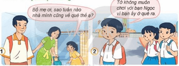 Bài 2: Em yêu quê hương