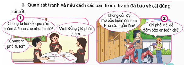 Đạo đức lớp 5 Chân trời sáng tạo Bài 6: Em bảo vệ cải đúng, cái tốt