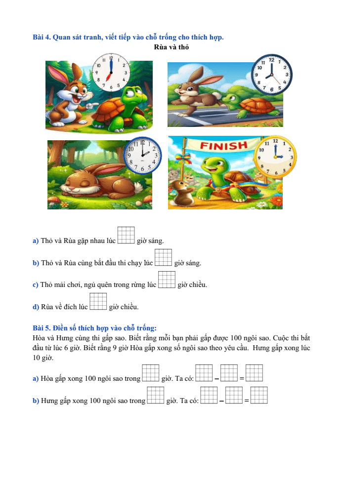 Bài tập hàng ngày Toán lớp 1 Bài 37: Luyện tập chung | Kết nối tri thức