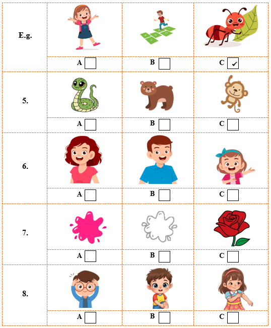 Đề cương ôn tập Học kì 1 Tiếng Anh lớp 1 iLearn Smart Start (có lời giải)