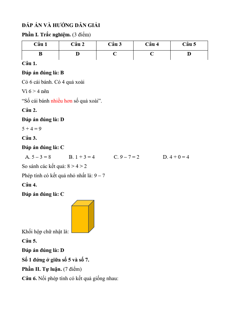 25 Đề thi Học kì 1 Toán lớp 1 Cánh diều năm 2026 (có đáp án)