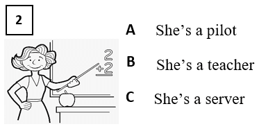 Đề thi môn Tiếng Anh lớp 1 Học kì 2 có đáp án (Đề 2)