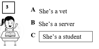 Đề thi môn Tiếng Anh lớp 1 Học kì 2 có đáp án (Đề 2)