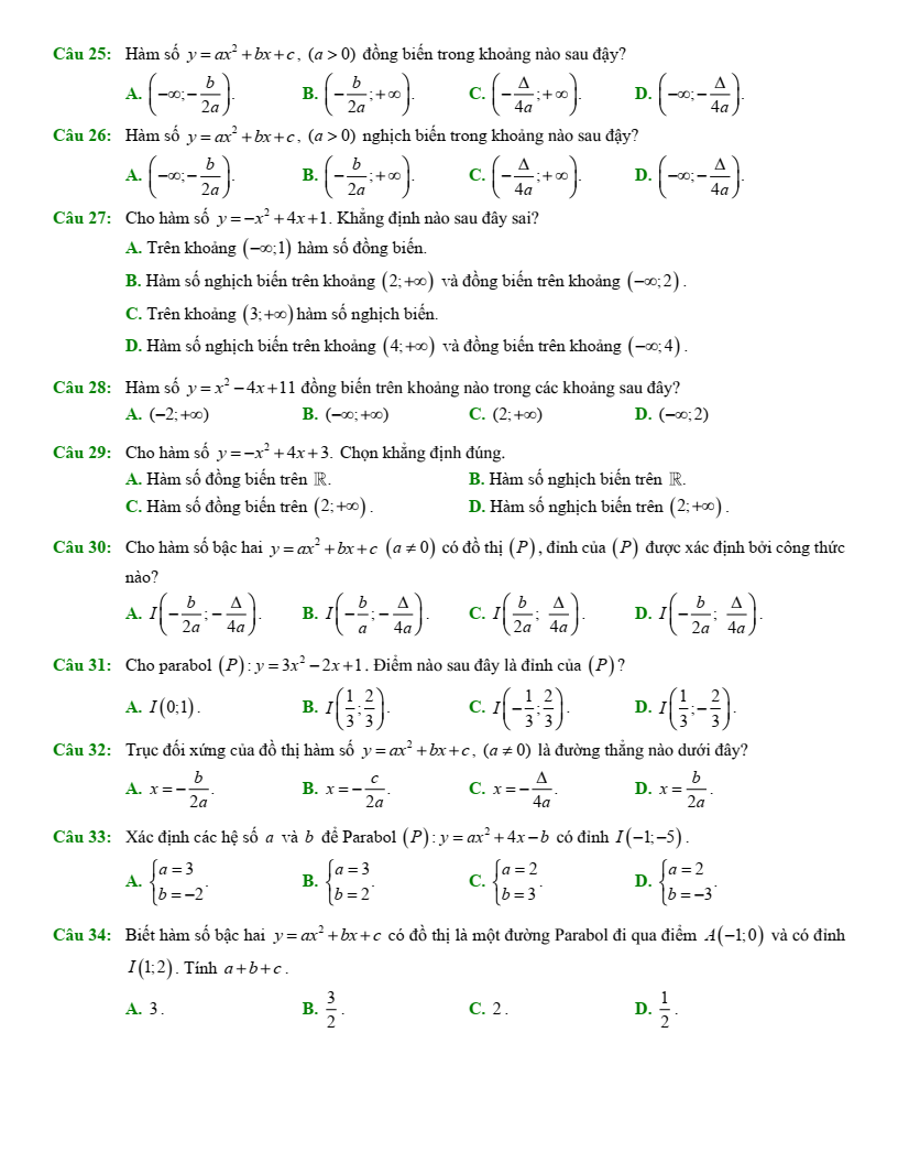 Đề cương ôn tập Học kì 1 Toán 10 trường THPT Trần Phú năm 2025-2026
