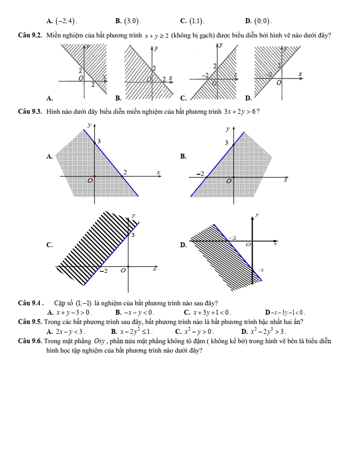 Đề cương ôn tập Giữa kì 1 Toán 10 trường THPT Đức Trọng năm 2025-2026