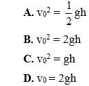 Đề thi Giữa kì 1 Vật Lí 10 có đáp án (Đề 3)