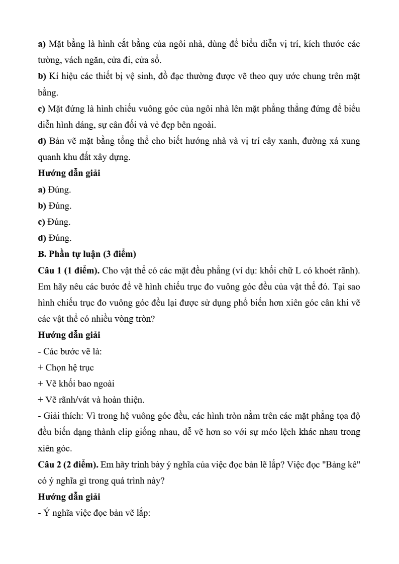 3 Đề thi Giữa kì 2 Thiết kế và công nghệ 10 Kết nối tri thức (có đáp án)