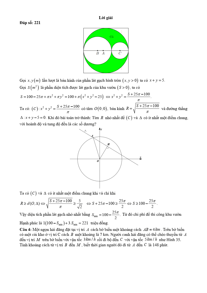 Đề thi Giữa kì 2 Toán 10 sở GD&ĐT Thanh Hóa năm 2024-2025