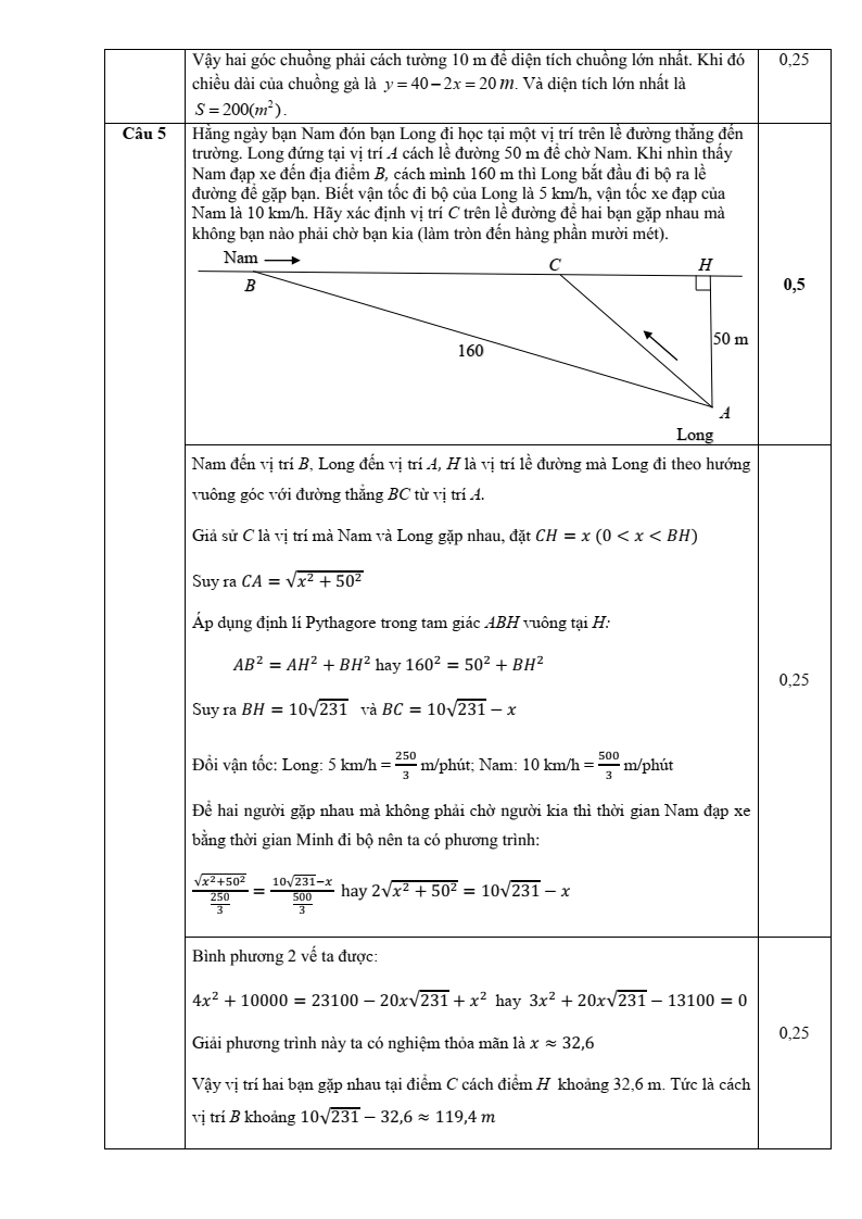 Đề thi Giữa kì 2 Toán 10 trường THPT Hướng Hóa (Quảng Trị) năm 2025-2026