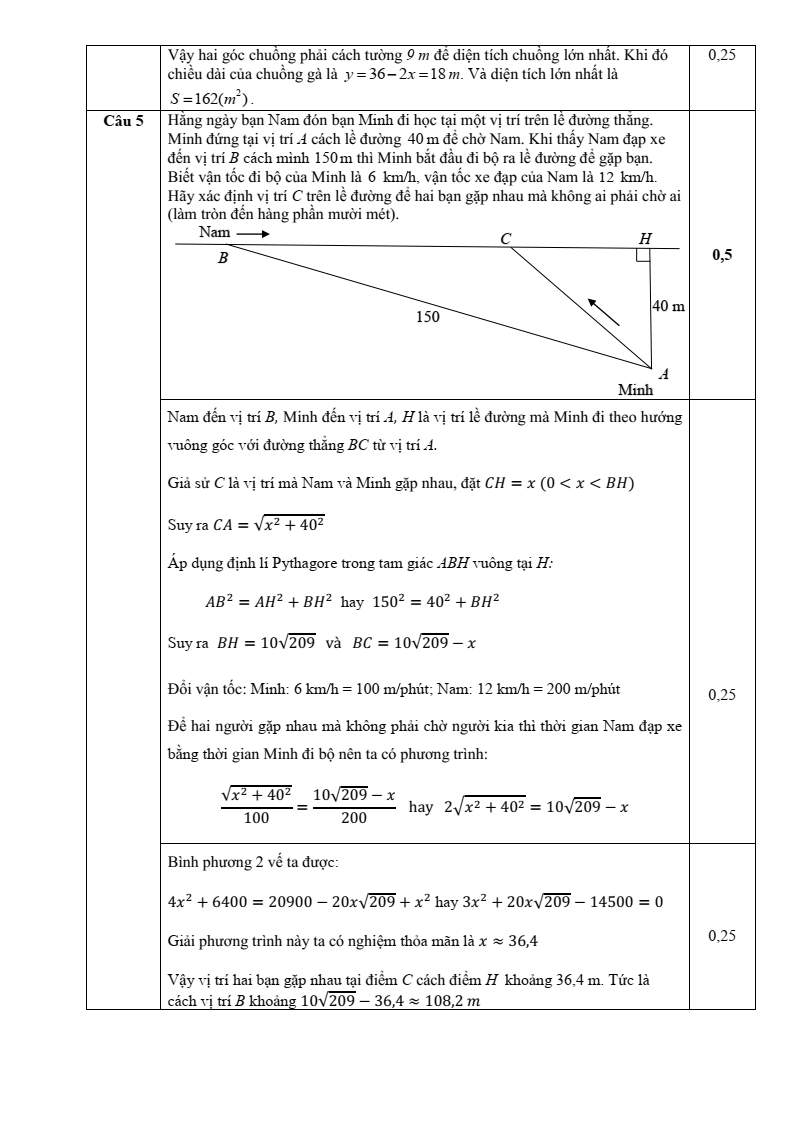 Đề thi Giữa kì 2 Toán 10 trường THPT Hướng Hóa (Quảng Trị) năm 2025-2026