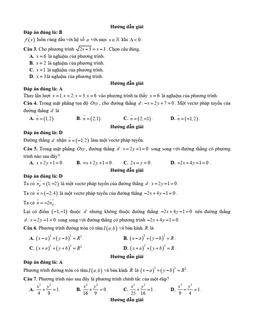 20+ Đề thi Giữa kì 2 Toán 10 Kết nối tri thức (có đáp án)