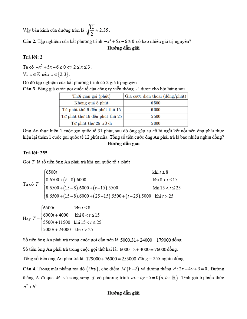 20+ Đề thi Giữa kì 2 Toán 10 Kết nối tri thức (có đáp án)