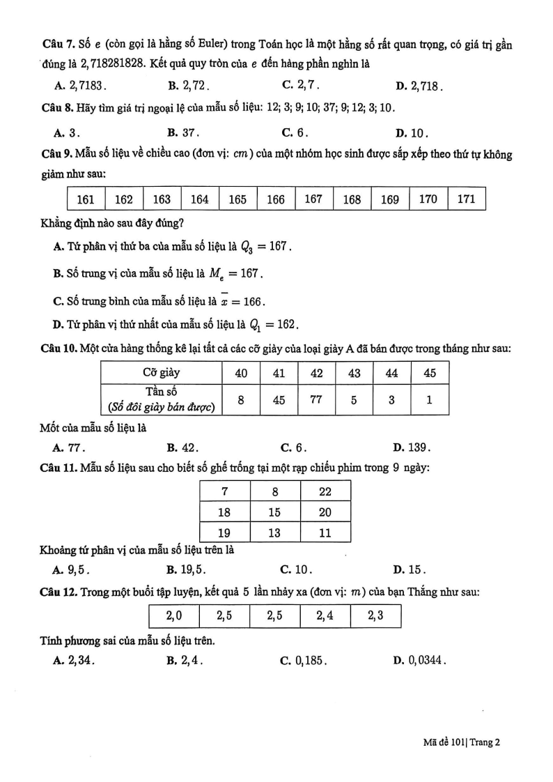 Đề thi Học kì 1 Toán 10 trường Thực hành Sài Gòn (Tp.HCM) năm 2025-2026