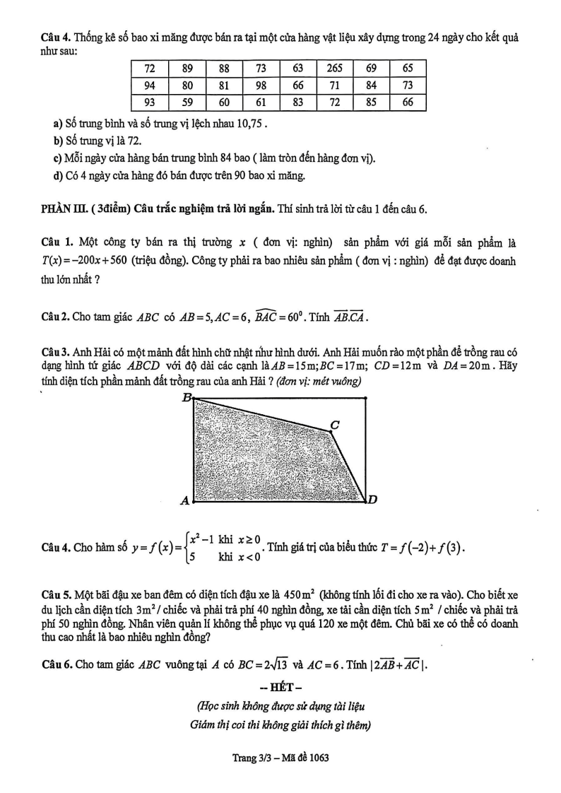 Đề thi Học kì 1 Toán 10 trường THPT Marie Curie (Tp.HCM) năm 2025-2026