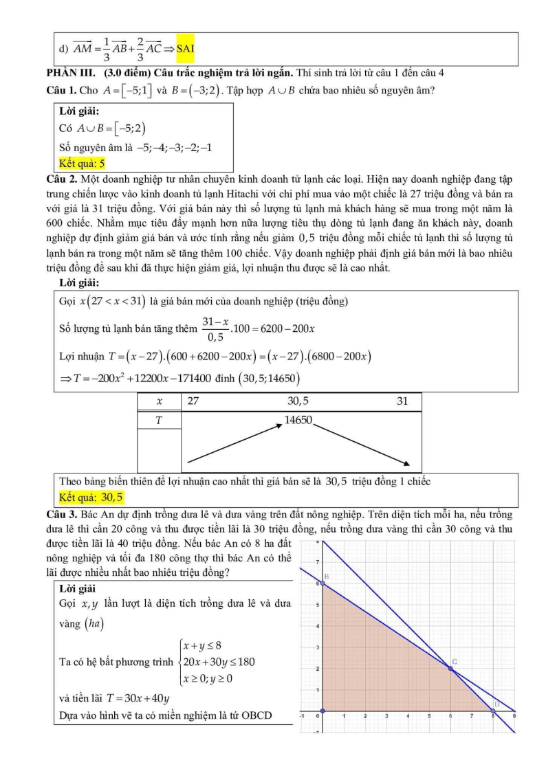 Đề thi Học kì 1 Toán 10 trường THPT Tây Thạnh (Tp.HCM) năm 2025-2026