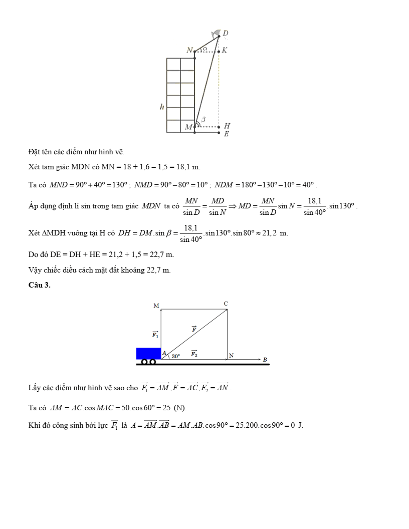 23 Đề thi Cuối kì 1 Toán 10 Cánh diều (có đáp án)