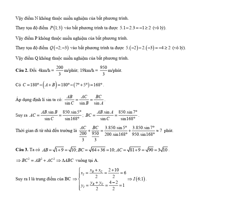 20 Đề thi Cuối kì 1 Toán 10 Kết nối tri thức (có đáp án)