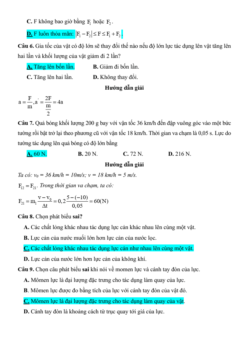 6 Đề thi Học kì 1 Vật Lí 10 Cánh diều năm 2025 (có đáp án)