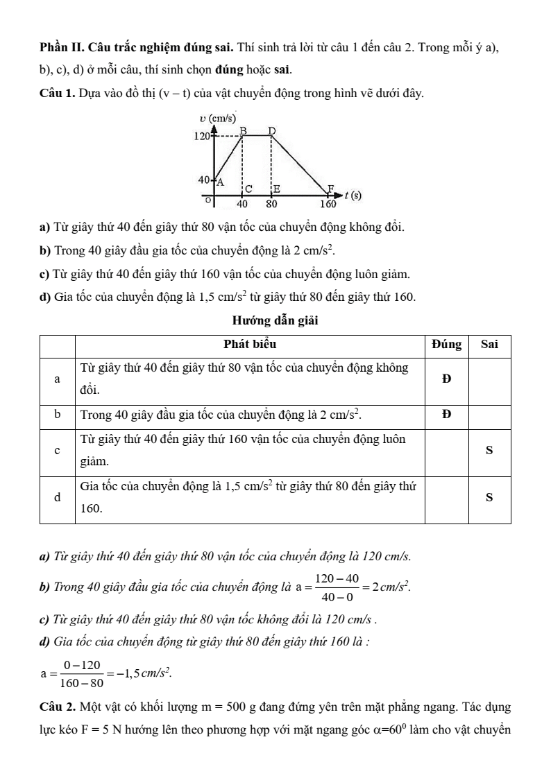 6 Đề thi Học kì 1 Vật Lí 10 Chân trời sáng tạo năm 2025 (có đáp án)