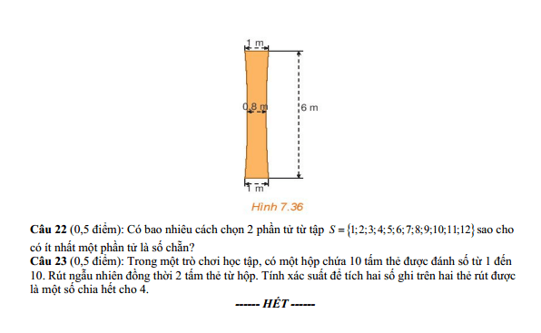 Đề thi Học kì 2 Toán 10 năm 2025-2026 trường THPT Vĩnh Linh (Quảng Trị)
