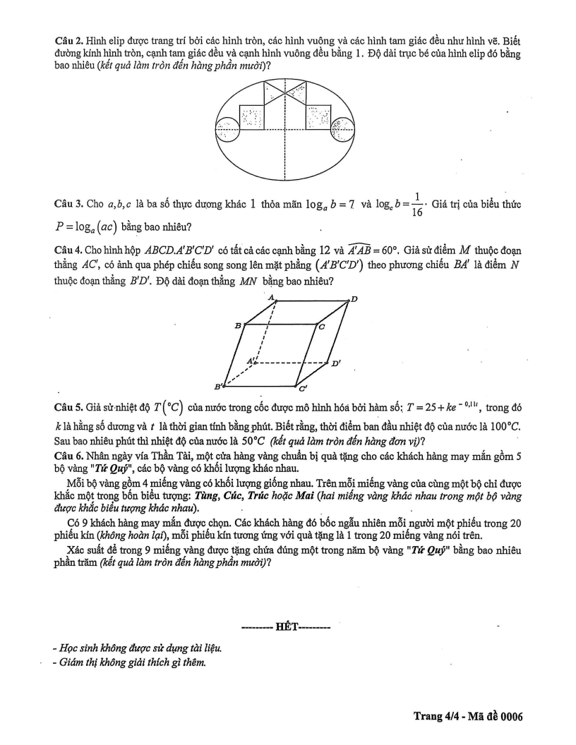 Đề khảo sát Toán 11 Hà Nội năm 2026