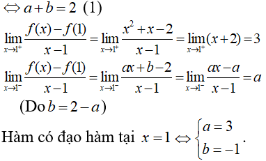 Đề kiểm tra 15 phút Đại số 11 Chương 5 có đáp án (Đề 1)