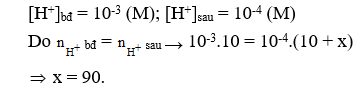 Đề kiểm tra 15 phút Hóa 11 Học kì 1 có đáp án (Trắc nghiệm - Bài số 1 - Đề 4)