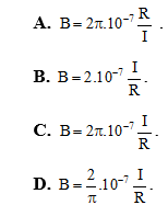 Đề kiểm tra 15 phút Vật Lí 11 Học kì 2 có đáp án (Đề 1)