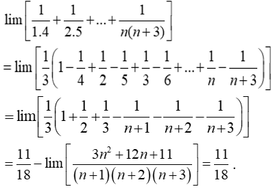 Đề kiểm tra 45 phút Đại số 11 Chương 4 có đáp án (Đề 2)