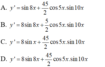 Đề kiểm tra 45 phút Đại số 11 Chương 5 có đáp án (Đề 1)