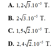 Đề thi Giữa học kì 2 Vật Lí 11 có đáp án (Đề 3)