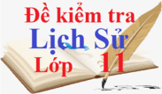 Đề thi Lịch Sử 11 có đáp án