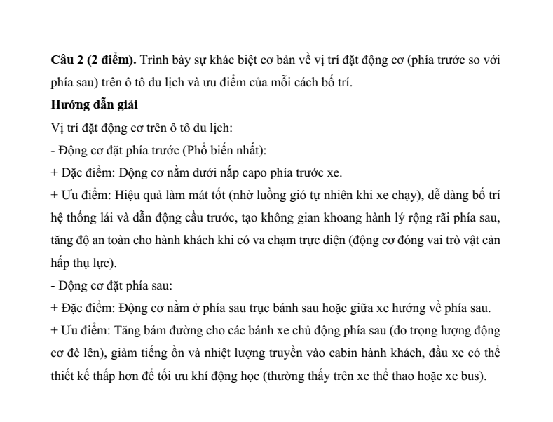 3 Đề thi Học kì 2 Công nghệ cơ khí 11 Kết nối tri thức (cấu trúc mới, có đáp án)