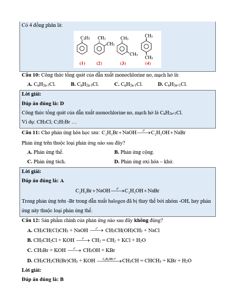 6+ Đề thi Giữa kì 2 Hoá học 11 Kết nối tri thức (cấu trúc mới, có đáp án)