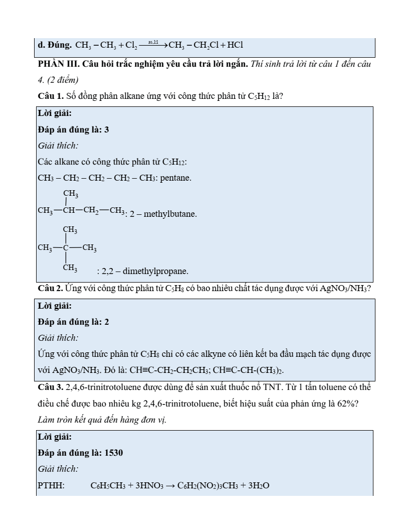 6+ Đề thi Giữa kì 2 Hoá học 11 Kết nối tri thức (cấu trúc mới, có đáp án)