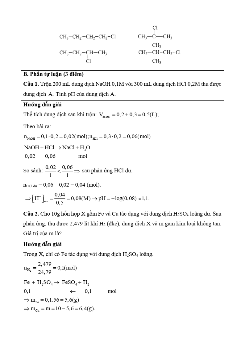 3 Đề thi Học kì 1 Hoá học 11 Cánh diều (có đáp án, cấu trúc mới)