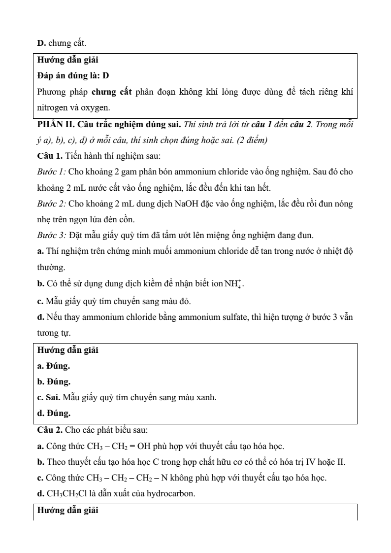 3 Đề thi Học kì 1 Hoá học 11 Chân trời sáng tạo (có đáp án, cấu trúc mới)