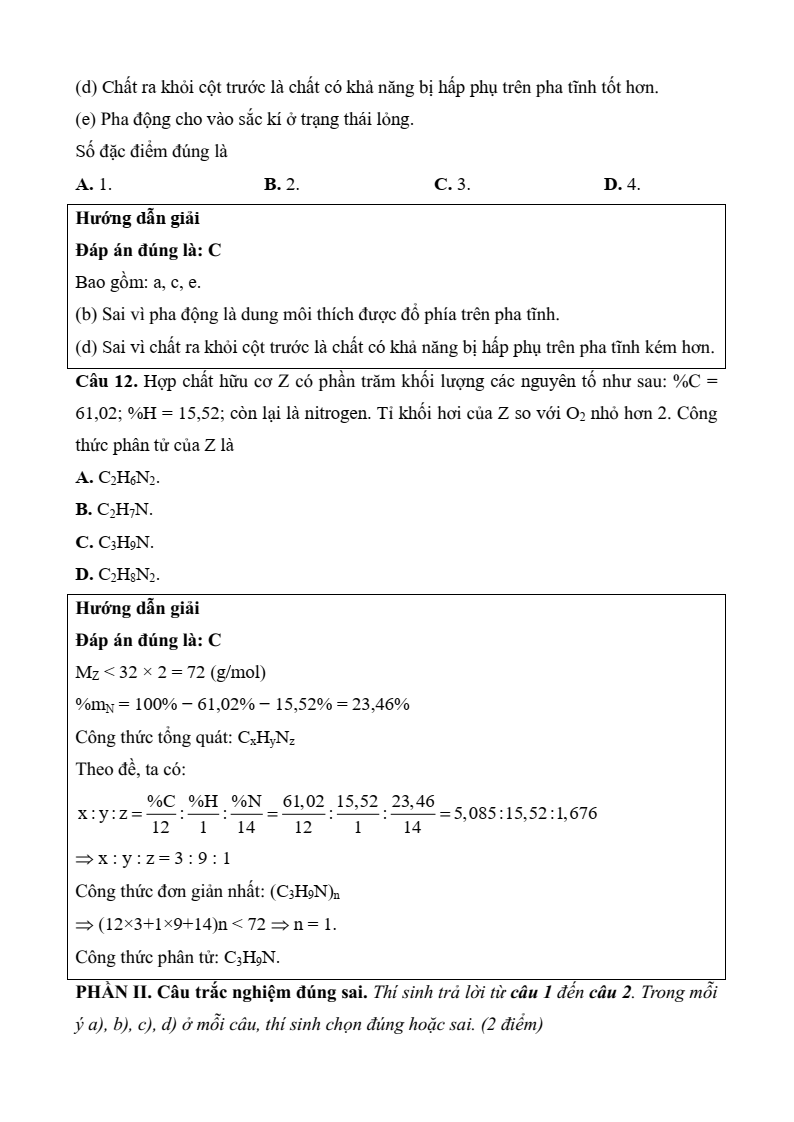 3 Đề thi Học kì 1 Hoá học 11 Kết nối tri thức (có đáp án, cấu trúc mới)