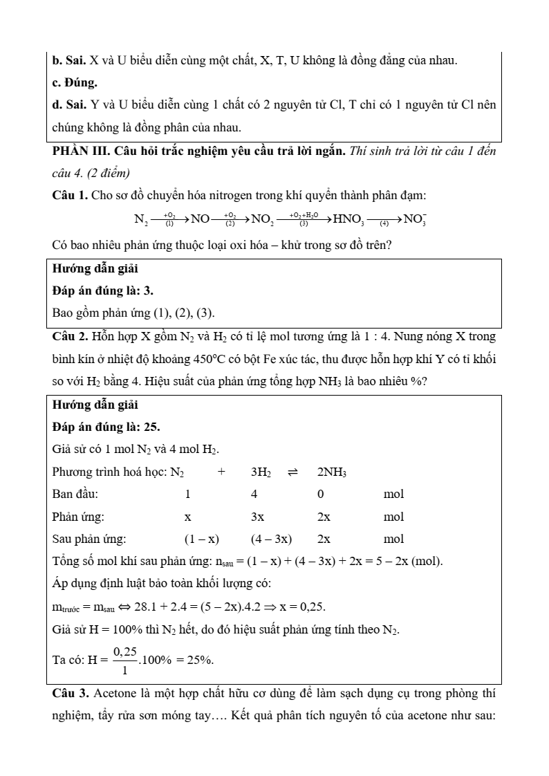 3 Đề thi Học kì 1 Hoá học 11 Kết nối tri thức (có đáp án, cấu trúc mới)