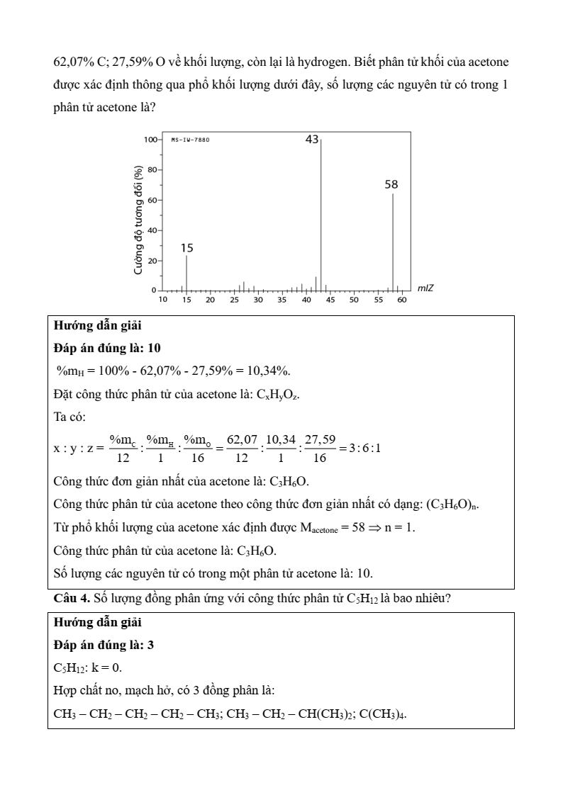 3 Đề thi Học kì 1 Hoá học 11 Kết nối tri thức (có đáp án, cấu trúc mới)