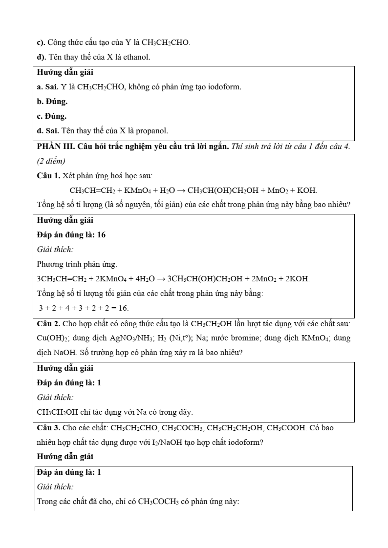 77+ Đề thi Học kì 2 Hoá học 11 Cánh diều (cấu trúc mới, có đáp án)