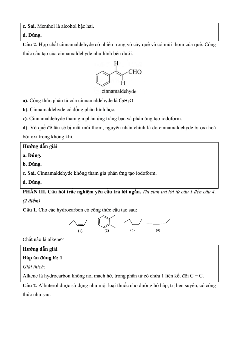 77+ Đề thi Học kì 2 Hoá học 11 Chân trời sáng tạo (cấu trúc mới, có đáp án)
