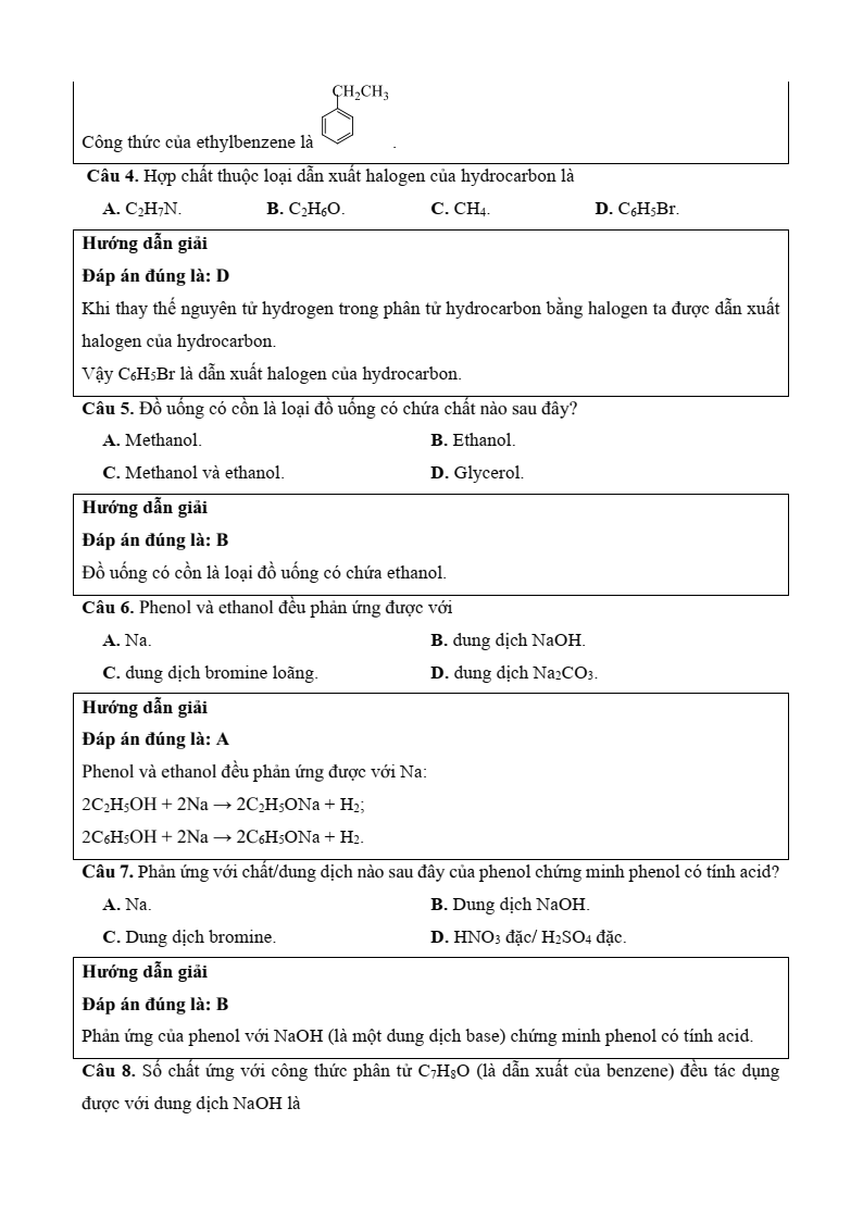 77+ Đề thi Học kì 2 Hoá học 11 Kết nối tri thức (cấu trúc mới, có đáp án)