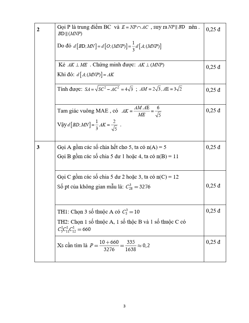 Đề thi Học kì 2 Toán 11 trường THPT Ngô Gia Tự (Đắk Lắk) năm 2024-2025