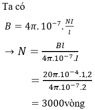 Đề thi Học kì 2 Vật Lí 11 có đáp án (Đề 1)