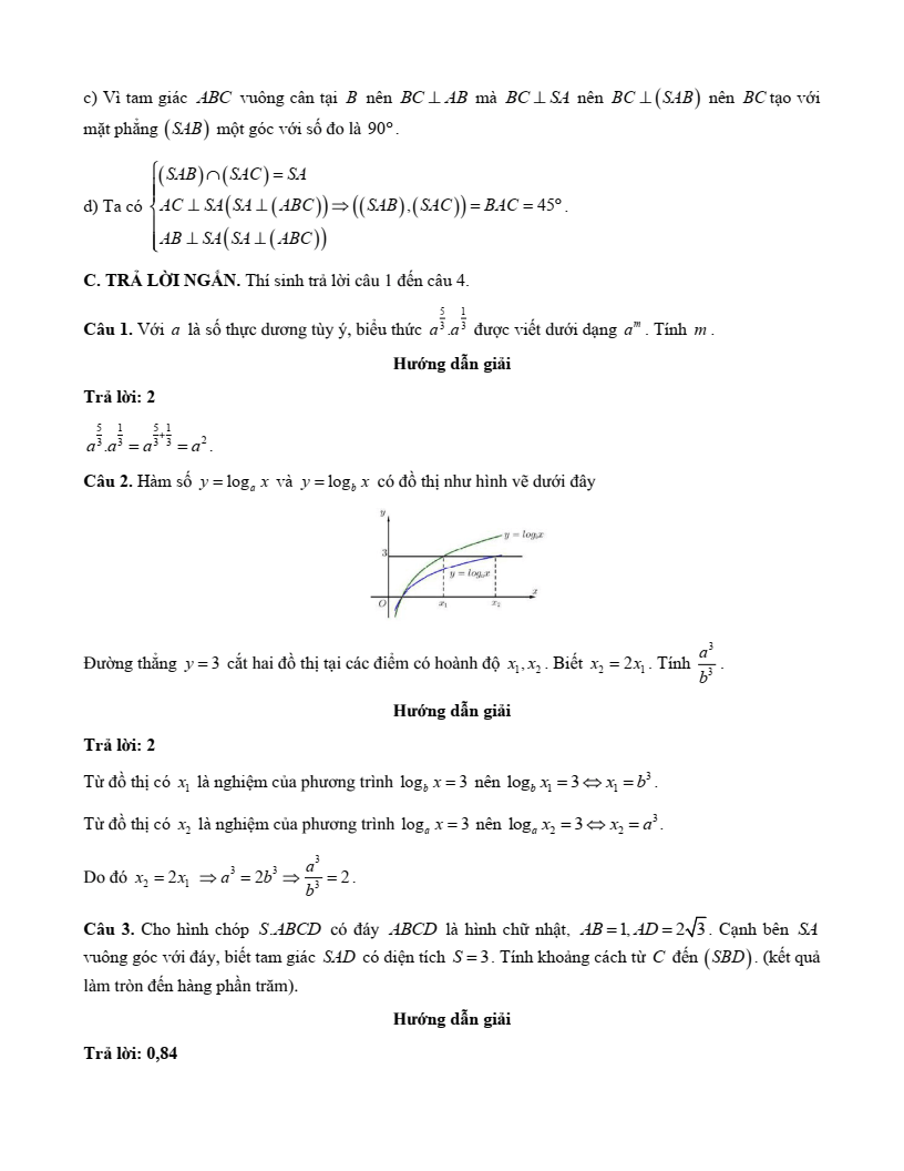 15+ Đề thi Giữa kì 2 Toán 11 Kết nối tri thức (cấu trúc mới, có đáp án)