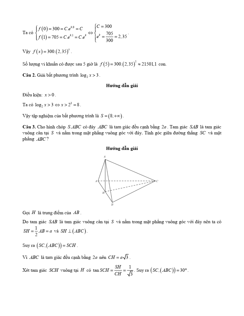 15+ Đề thi Giữa kì 2 Toán 11 Kết nối tri thức (cấu trúc mới, có đáp án)