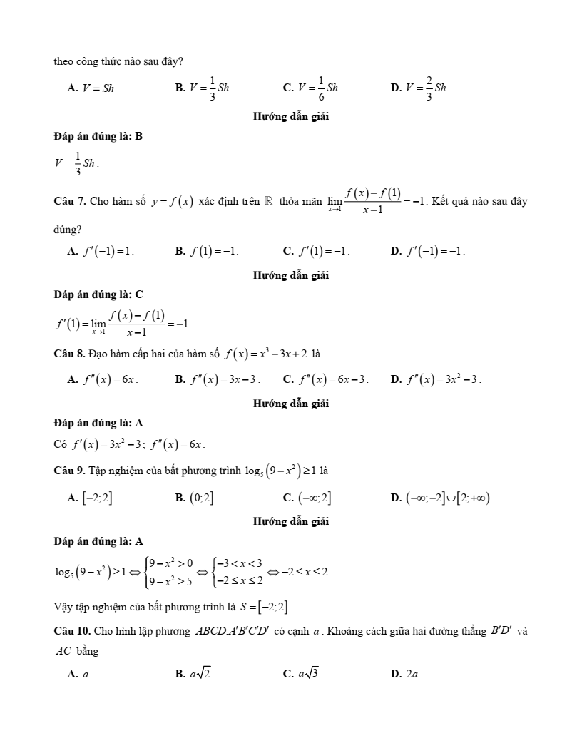 20+ Đề thi Học kì 2 Toán 11 Kết nối tri thức (cấu trúc mới, có đáp án)